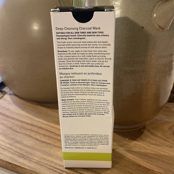 Mary Kay Clearproof Charcoal Deep Cleansing Mask skin care 4oz - Picture 4 of 4